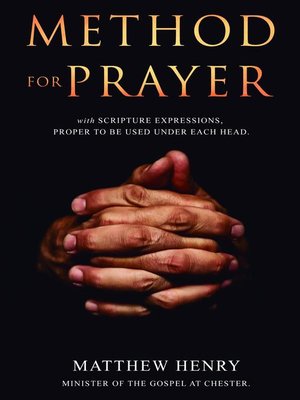 cover image of A Method for Prayer